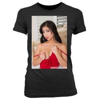 Jade Kush Women's Junior Cut Crewneck T-Shirt