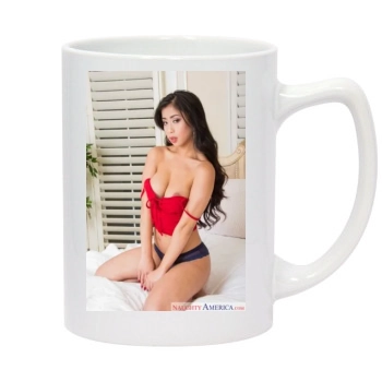 Jade Kush 14oz White Statesman Mug