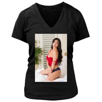 Jade Kush Women's Deep V-Neck TShirt