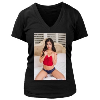 Jade Kush Women's Deep V-Neck TShirt