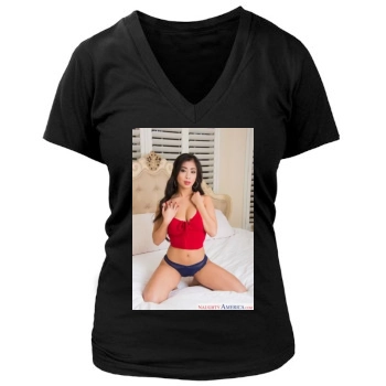 Jade Kush Women's Deep V-Neck TShirt