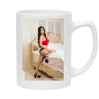 Jade Kush 14oz White Statesman Mug