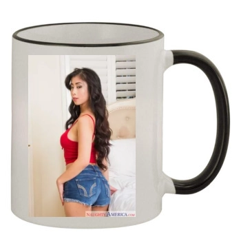 Jade Kush 11oz Colored Rim & Handle Mug