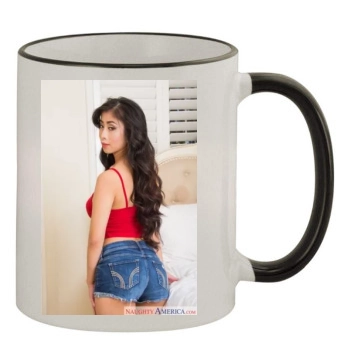 Jade Kush 11oz Colored Rim & Handle Mug