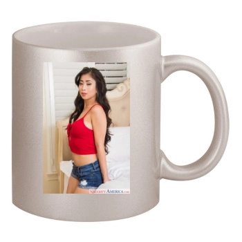 Jade Kush 11oz Metallic Silver Mug