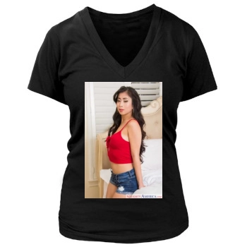 Jade Kush Women's Deep V-Neck TShirt