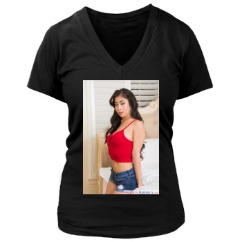 Jade Kush Women's Deep V-Neck TShirt