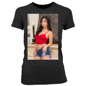 Jade Kush Women's Junior Cut Crewneck T-Shirt