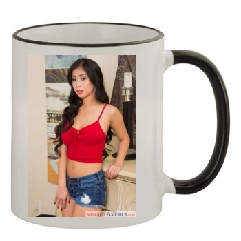 Jade Kush 11oz Colored Rim & Handle Mug