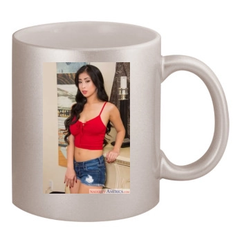 Jade Kush 11oz Metallic Silver Mug