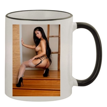 Jade Kush 11oz Colored Rim & Handle Mug