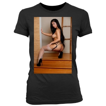 Jade Kush Women's Junior Cut Crewneck T-Shirt