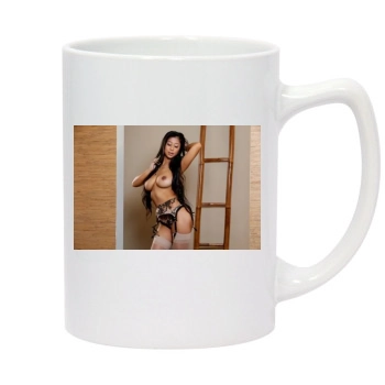 Jade Kush 14oz White Statesman Mug