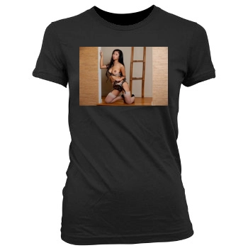 Jade Kush Women's Junior Cut Crewneck T-Shirt