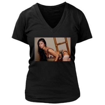 Jade Kush Women's Deep V-Neck TShirt