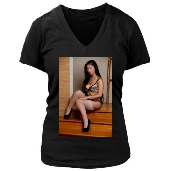 Jade Kush Women's Deep V-Neck TShirt