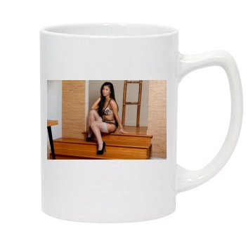 Jade Kush 14oz White Statesman Mug