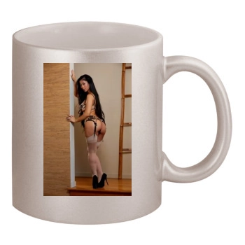 Jade Kush 11oz Metallic Silver Mug