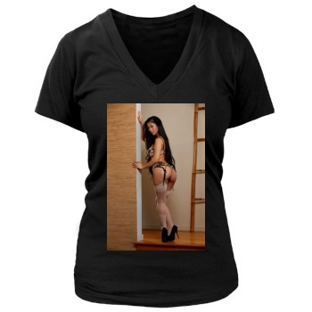 Jade Kush Women's Deep V-Neck TShirt