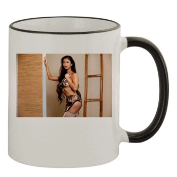 Jade Kush 11oz Colored Rim & Handle Mug