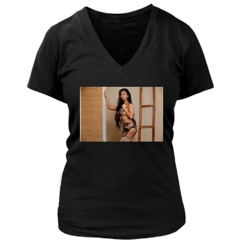 Jade Kush Women's Deep V-Neck TShirt