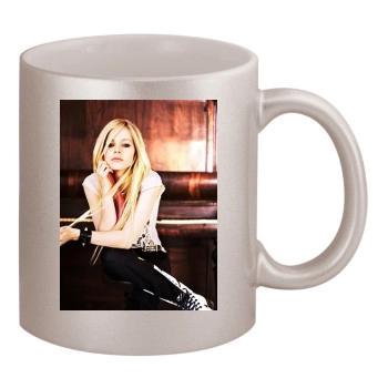 Avril Lavigne 11oz Metallic Silver Mug