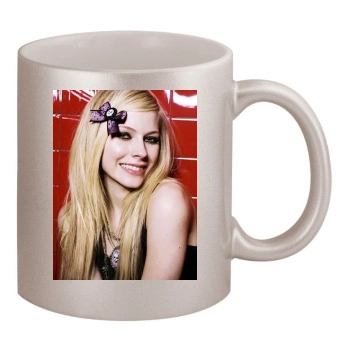 Avril Lavigne 11oz Metallic Silver Mug