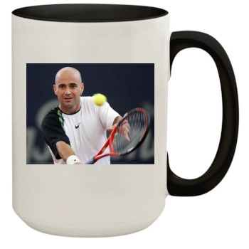 Andre Agassi 15oz Colored Inner & Handle Mug