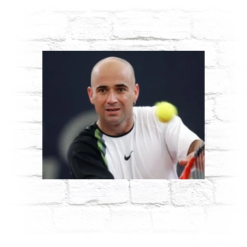 Andre Agassi Metal Wall Art