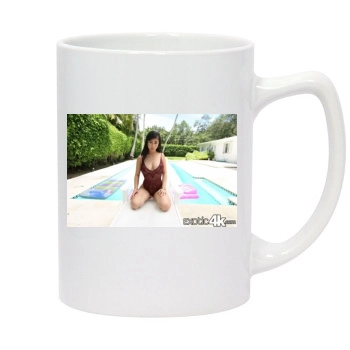 Jade Kush 14oz White Statesman Mug