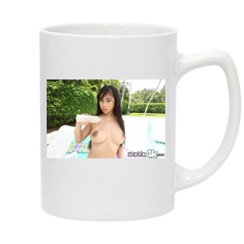 Jade Kush 14oz White Statesman Mug