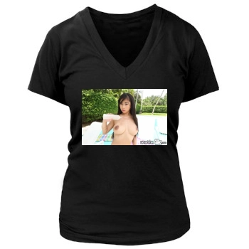 Jade Kush Women's Deep V-Neck TShirt