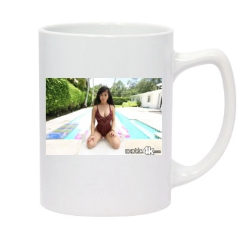 Jade Kush 14oz White Statesman Mug