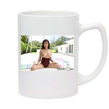 Jade Kush 14oz White Statesman Mug