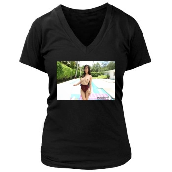 Jade Kush Women's Deep V-Neck TShirt