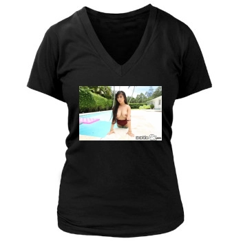 Jade Kush Women's Deep V-Neck TShirt