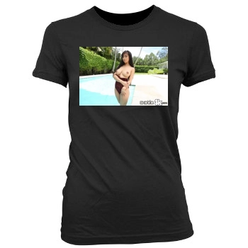 Jade Kush Women's Junior Cut Crewneck T-Shirt