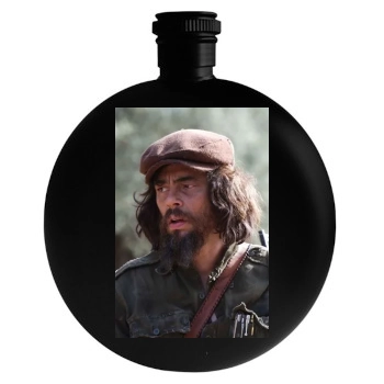 Benicio del Toro Round Flask