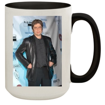 Benicio del Toro 15oz Colored Inner & Handle Mug