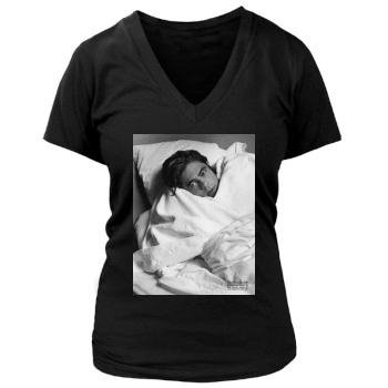 Benicio del Toro Women's Deep V-Neck TShirt