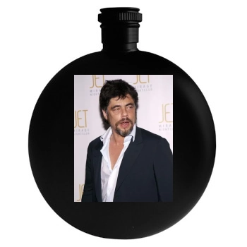 Benicio del Toro Round Flask