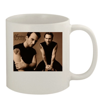 Christian Slater 11oz White Mug