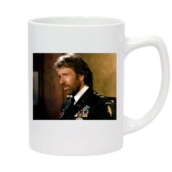 Chuck Norris 14oz White Statesman Mug