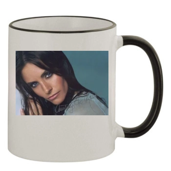 Courteney Cox 11oz Colored Rim & Handle Mug