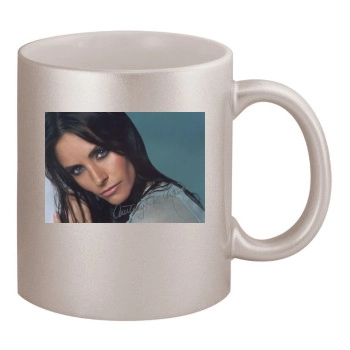 Courteney Cox 11oz Metallic Silver Mug