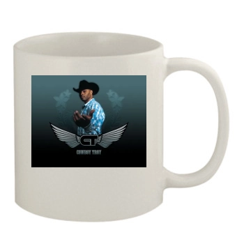 Cowboy Troy 11oz White Mug