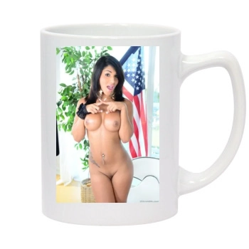 Jane Marie 14oz White Statesman Mug