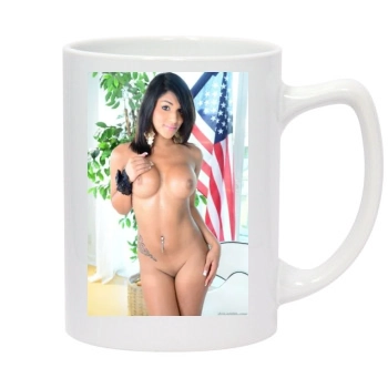 Jane Marie 14oz White Statesman Mug