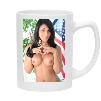 Jane Marie 14oz White Statesman Mug