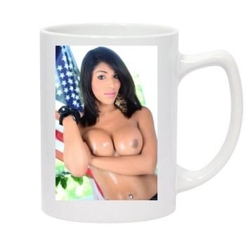 Jane Marie 14oz White Statesman Mug